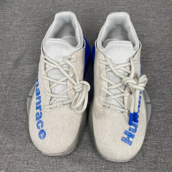 Adidas Pharrell William Human Race NMD S1 MAHBS Men 6.5 HP2641 Oatmeal Blue NWOT - Picture 2 of 12
